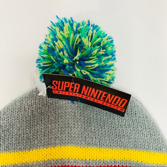 Nintendo SNES STRIPED BEANIE HAT - Picture 3 of 4